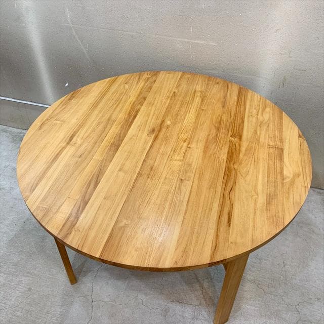 まあくん様 unico廃番SOTOラウンドダイニングテーブル