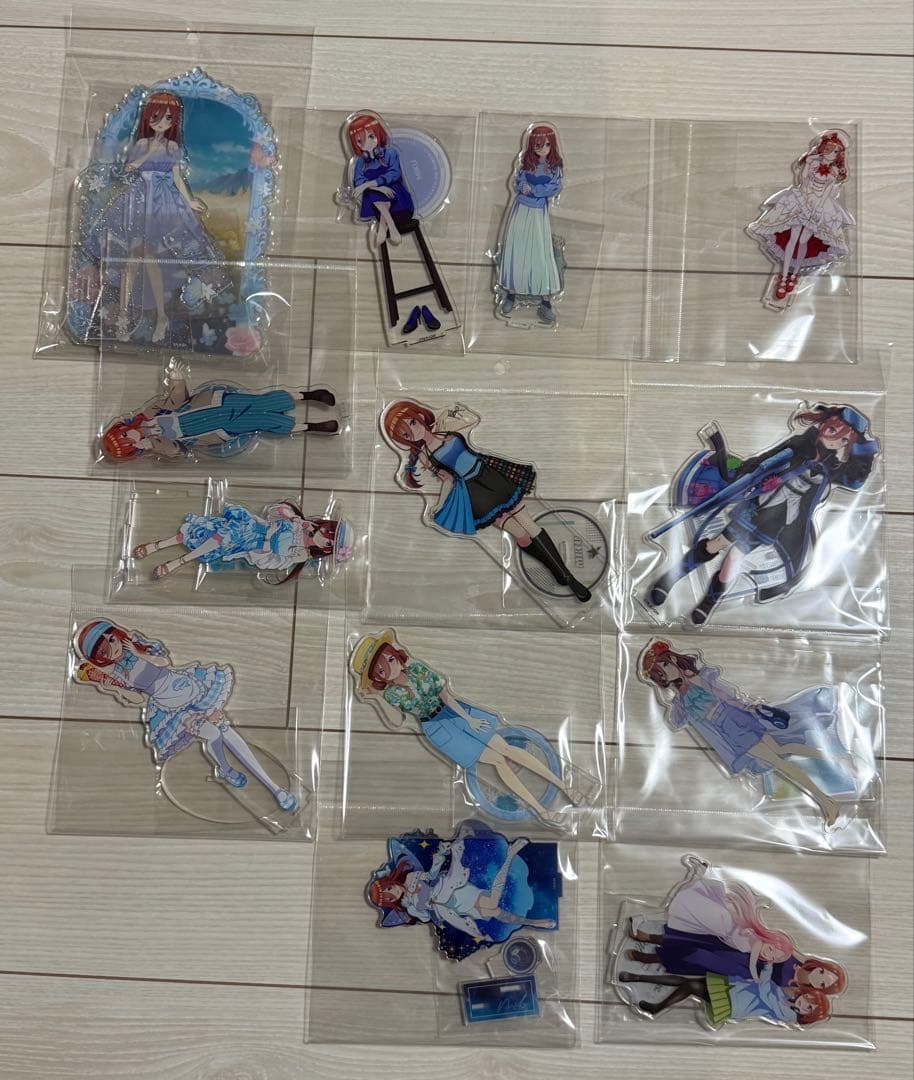 五等分の花嫁　中野三玖グッズ　まとめ売り　アクリルスタンド等