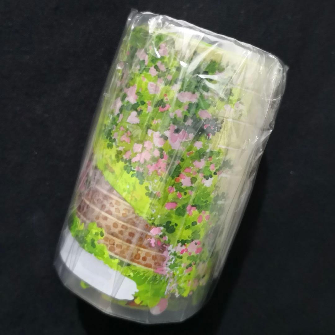 【8690】海外　マステ　5m巻売り　PETマスキングテープ　階段　自然　風景