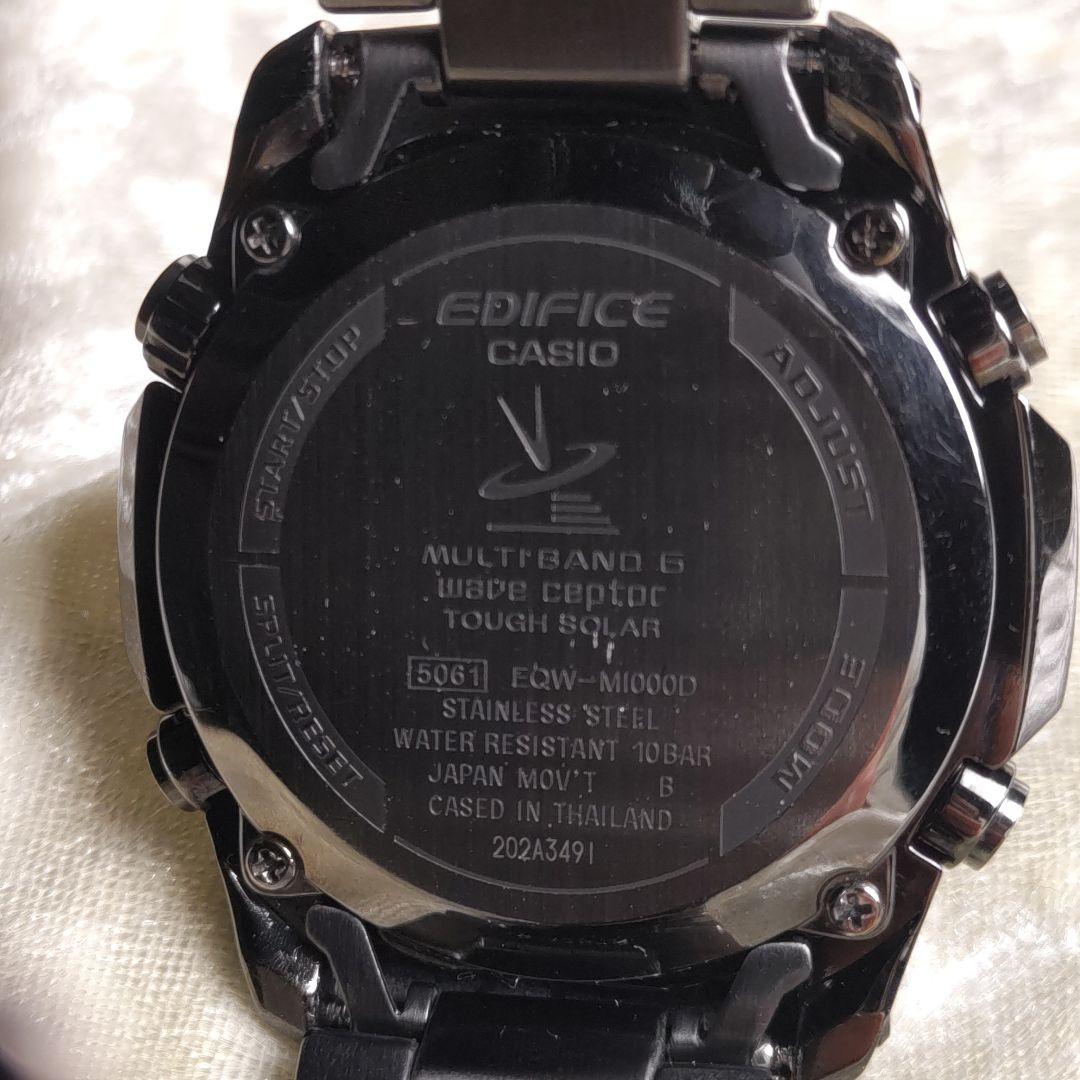 ☆電池新品★　カジュアル　Y2K　ロック　バイカー　黒　EQW-M1000D