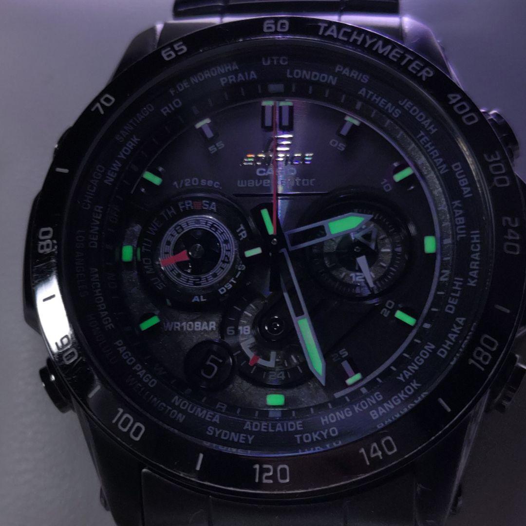 ☆電池新品★　カジュアル　Y2K　ロック　バイカー　黒　EQW-M1000D