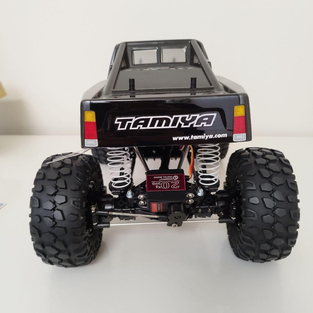 タミヤ　CR01 ロックソッカー　クローラー　4ws化　オプションあり