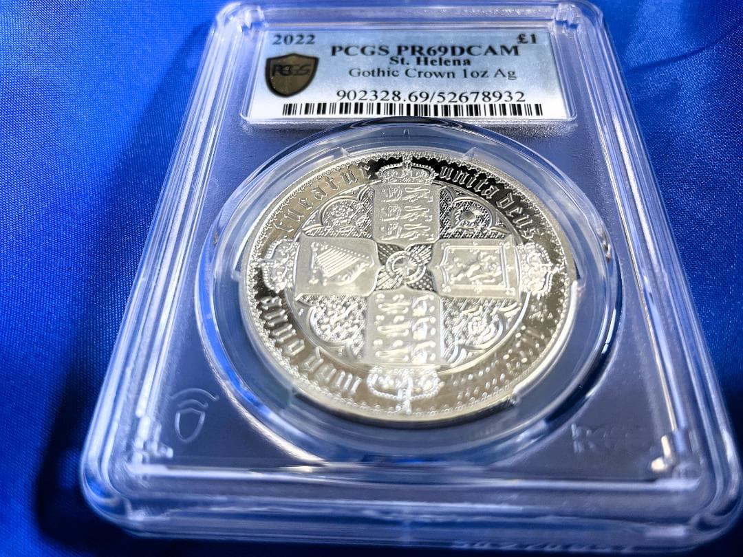 2022マスターピースゴシッククラウン1oz銀貨 PR69 (新品未使用)161