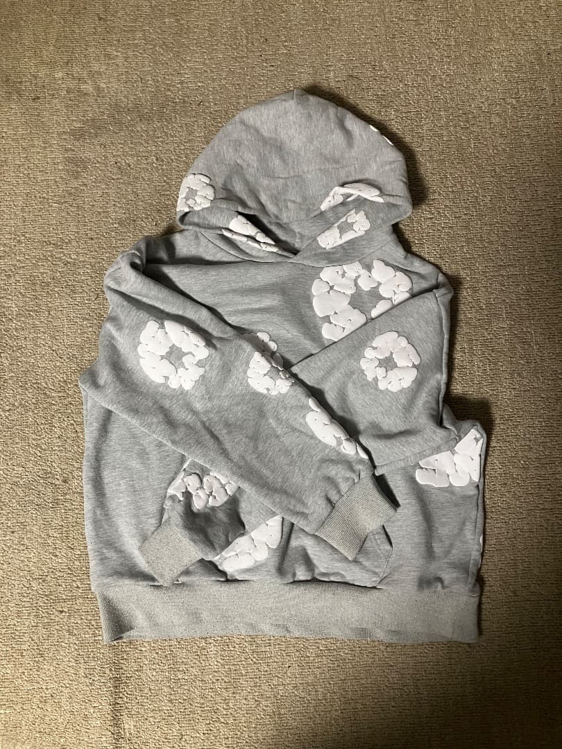 DENIM TEARS グレー フード付きパーカー