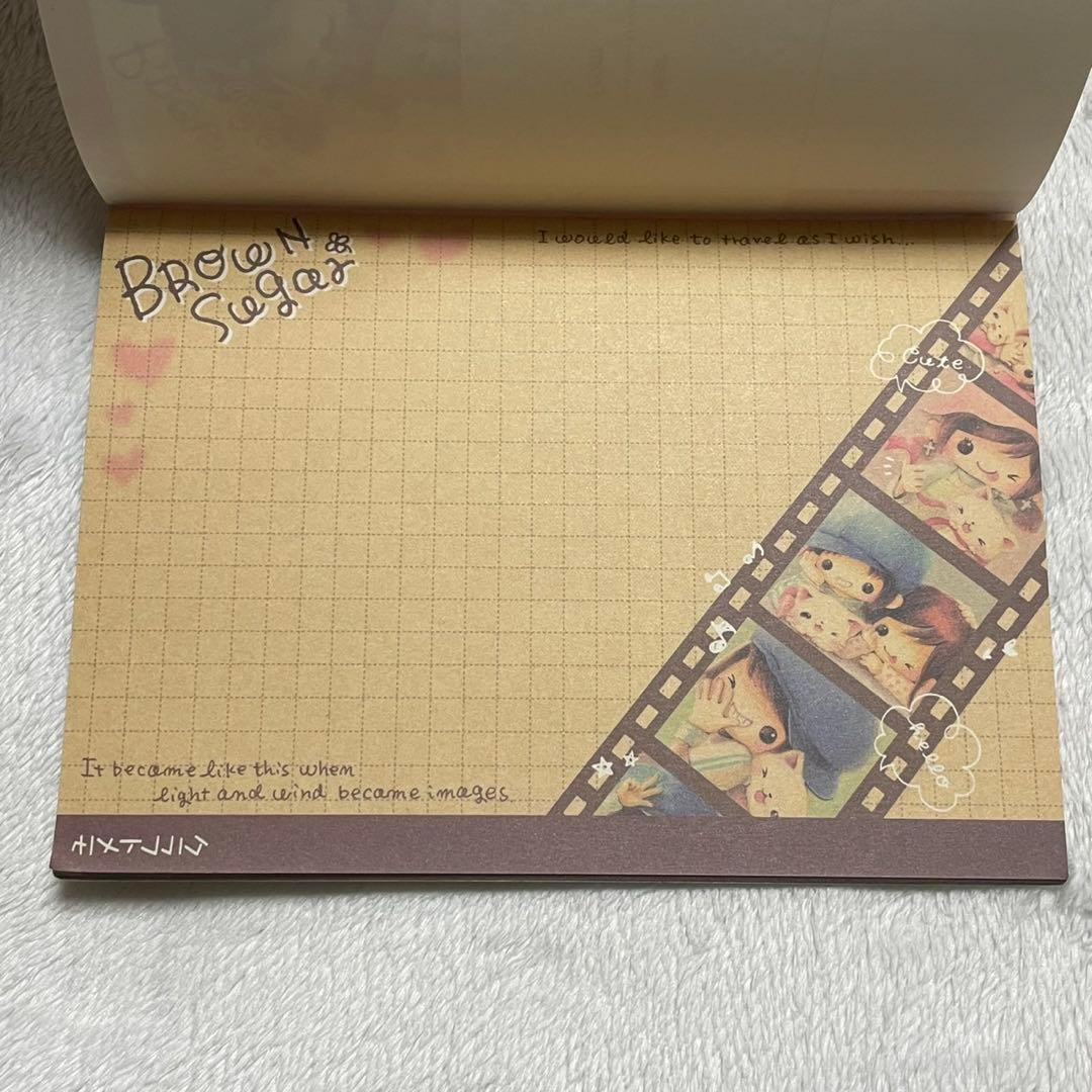 クーリア 見出しボリュームメモ BROWN SUGAR 平成 レトロ メモ帳