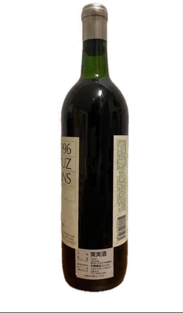 リッジ 1996 サンタクルーズ マウンテンズ カベルネ ヴィンテージワイン 赤