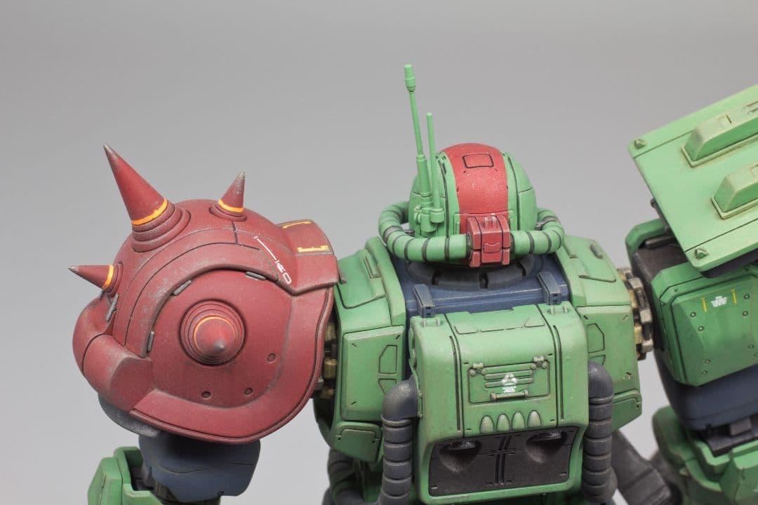 「復讐のレクイエム」HG 1/144 ザクII F型チャブス機　全塗装 完成品