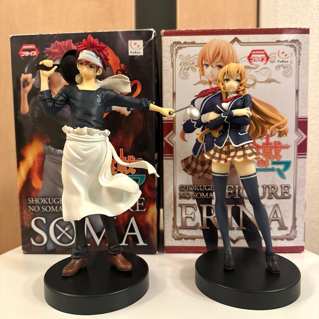 食戟のソーマ 幸平創真 薙切えりな フィギュア プライズ furyu