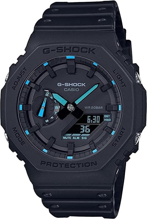 CASIO G-SHOCK アナデジ ブルー GA-2100-1A2 逆輸入