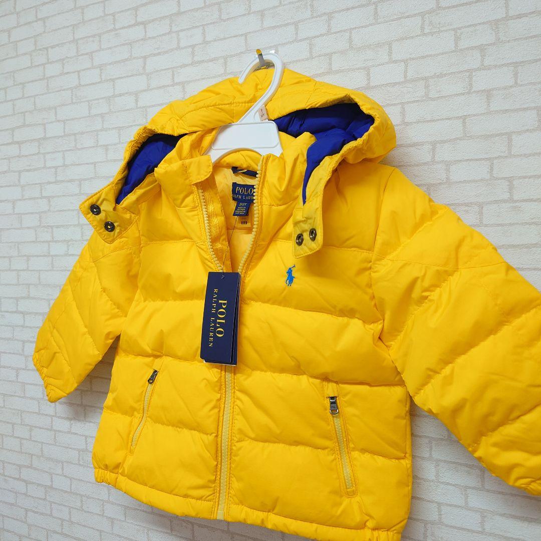 ラルフローレン　ダウンジャケットイエロー　2T90、95サイズ