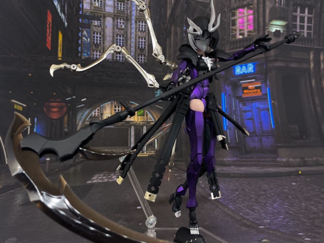 無限邂逅メガロマリアネクロフェイス　完成品　創彩少女庭園　ショートウィッグ付き