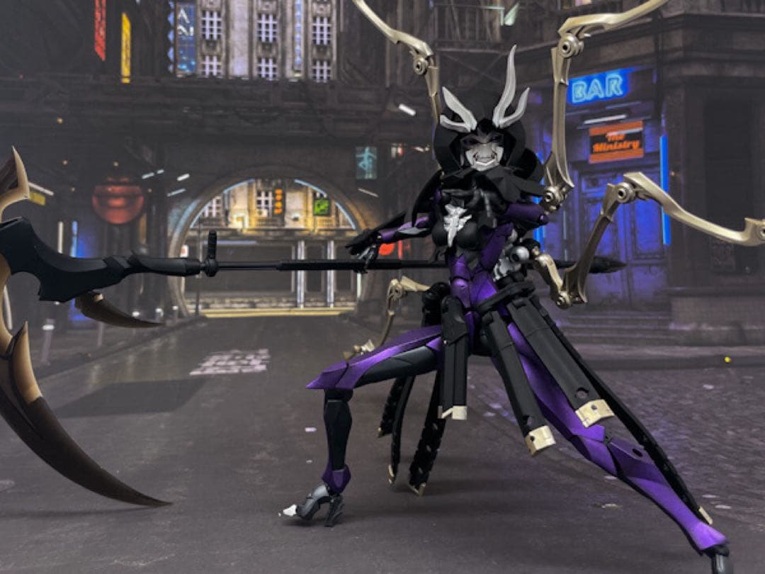 無限邂逅メガロマリアネクロフェイス　完成品　創彩少女庭園　ショートウィッグ付き