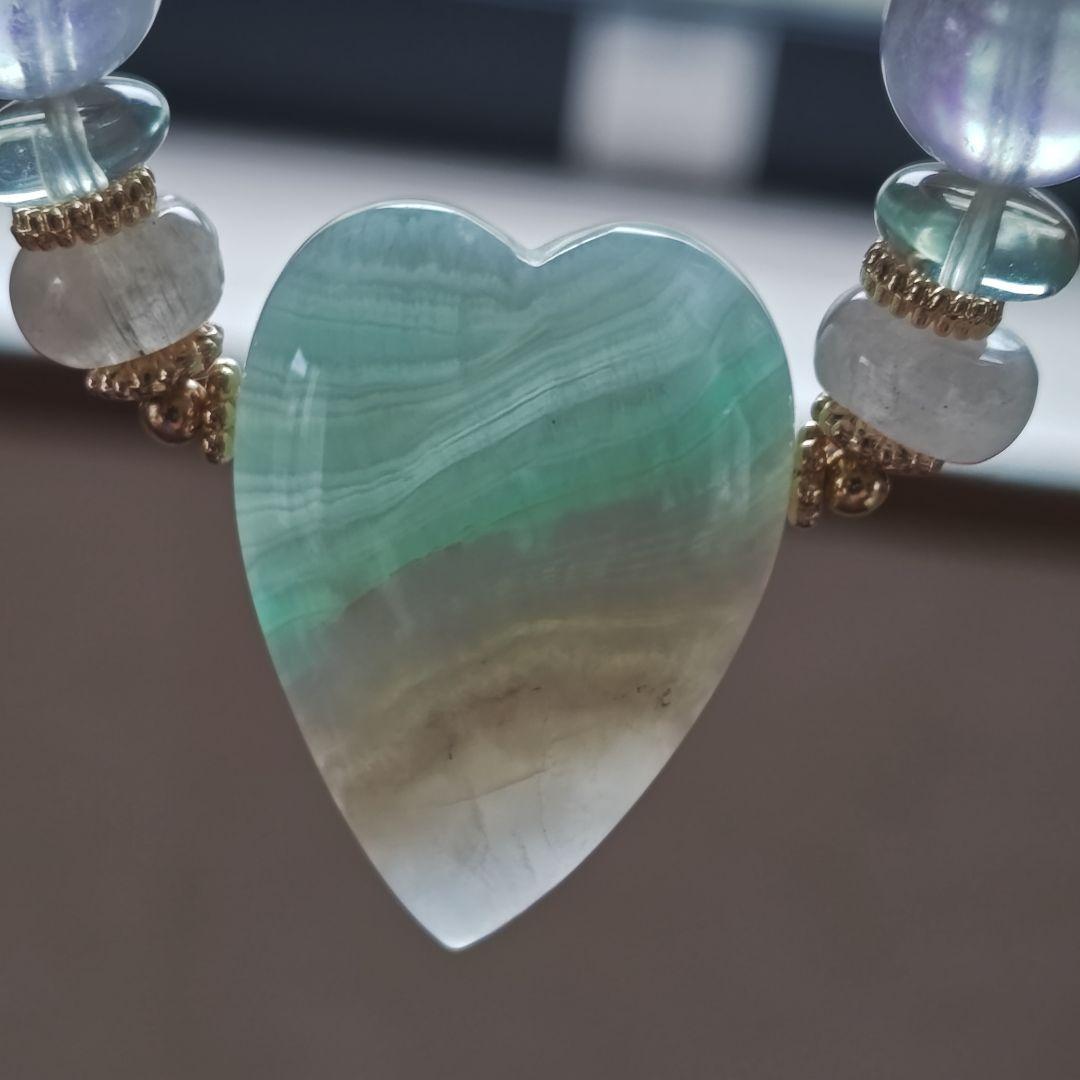 専用です♡新作♡バイカラーサーペンティン♡ふんわりグリーンアクアマリン、フローラ