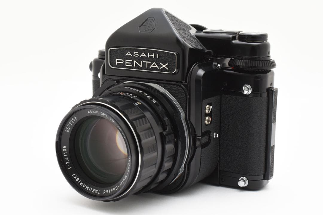 極上品 ペンタックス 6×7 105mm F2.4 アトムレンズ 付 中判カメラ