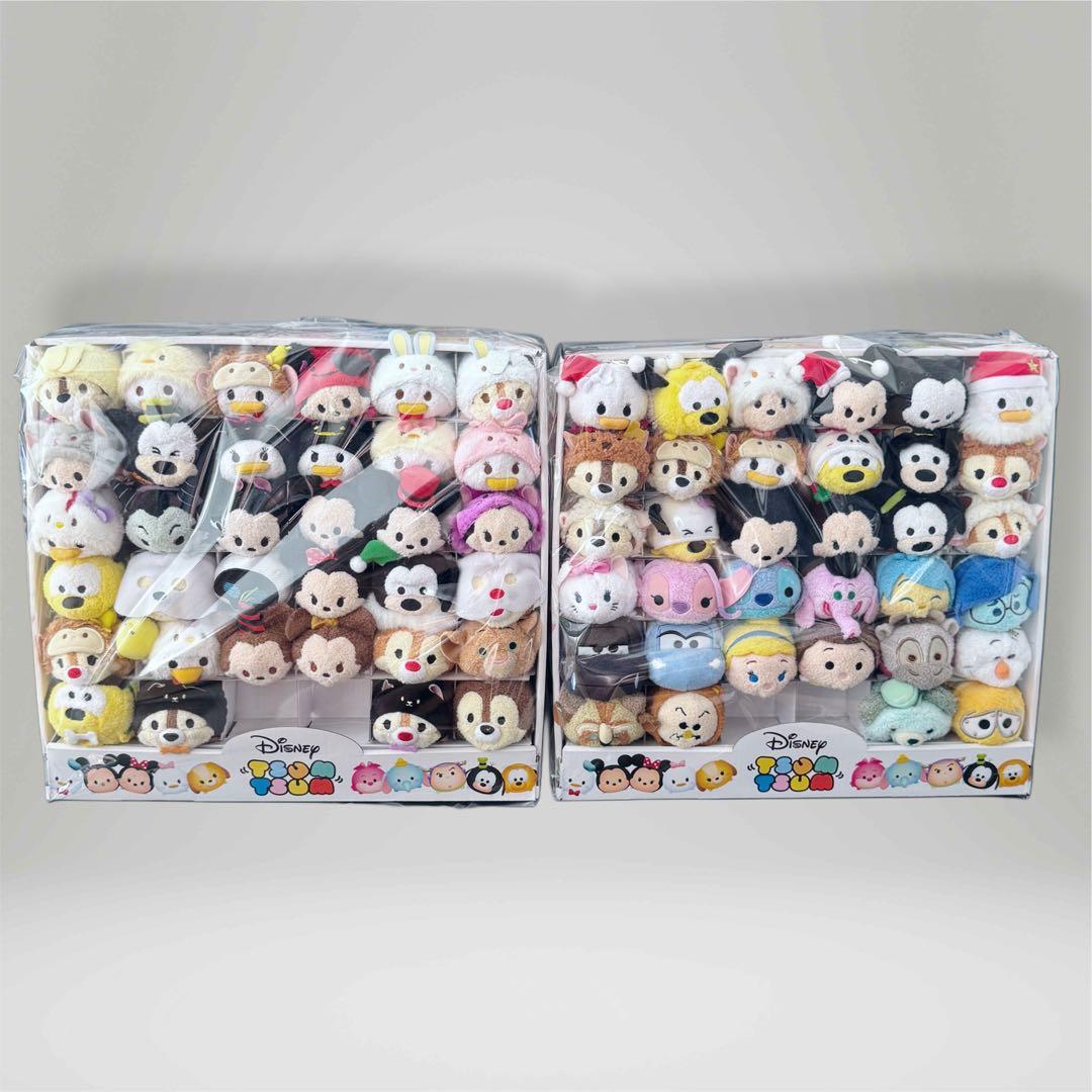 【美品】ツムツム 68体＋紙製収納BOX2個セット