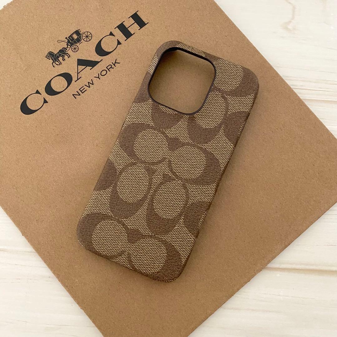 COACH コーチ iPhoneケース iPhone15 PRO対応ケース