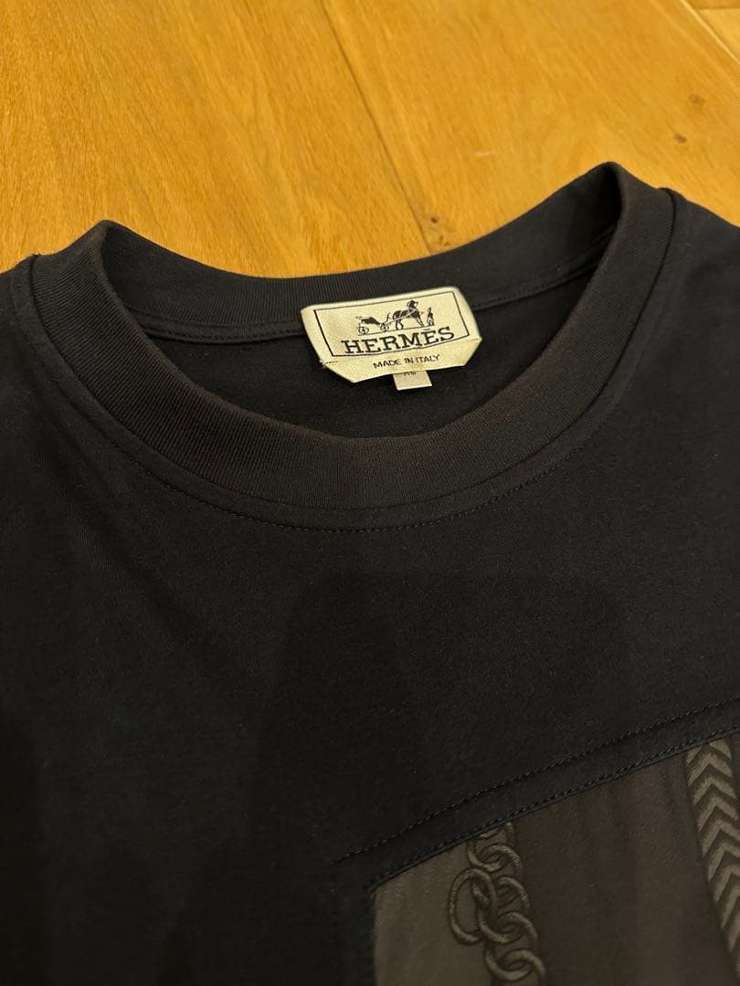HERMES エルメスコットン✖︎シルクTシャツ