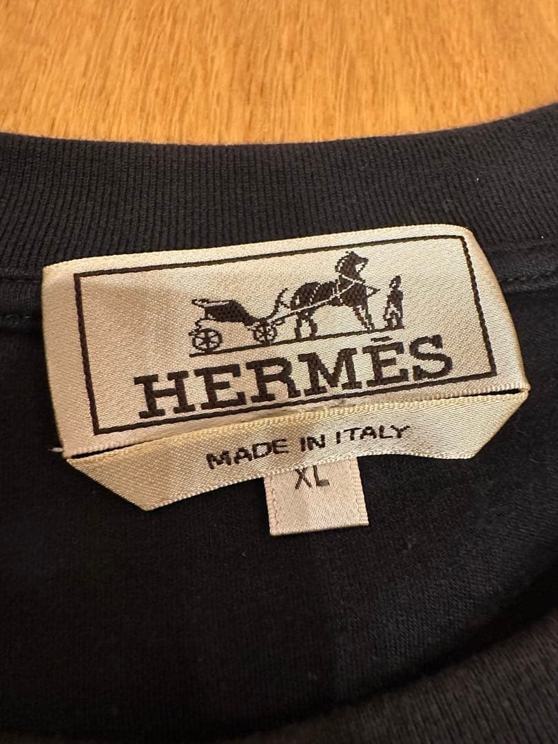 HERMES エルメスコットン✖︎シルクTシャツ