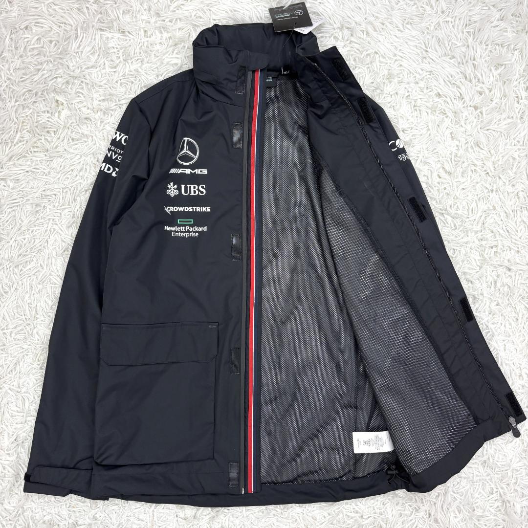 ☆新品☆Mercedes F1公式ハミルトン ラッセル レインジャケット　S