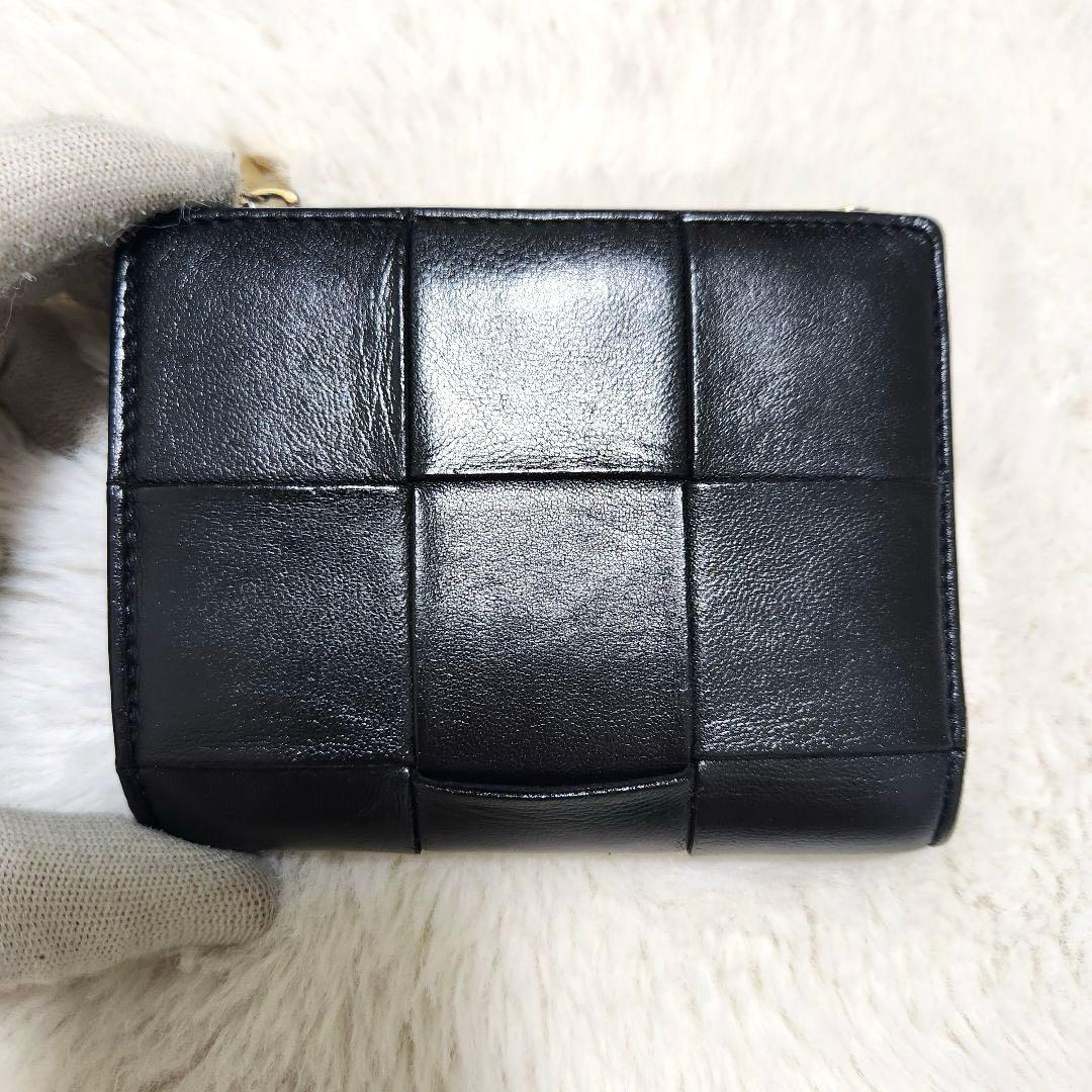 たけ✨極美品　RFID搭載✨ボッテガ　二つ折り　カセット　イントレチャート