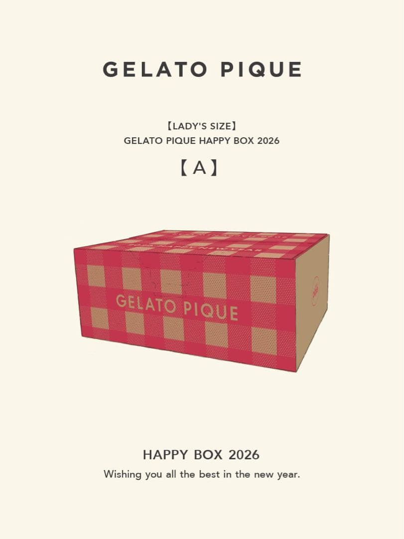 ［12/4発送］GELATO PIQUE HAPPY BOX 2026 A