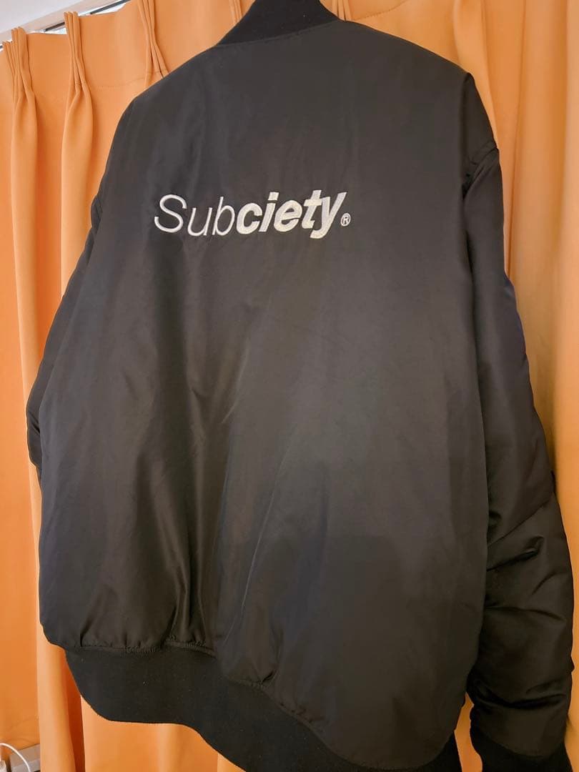 Subciety ブラック ジャンパー・ブルゾン　MA-1
