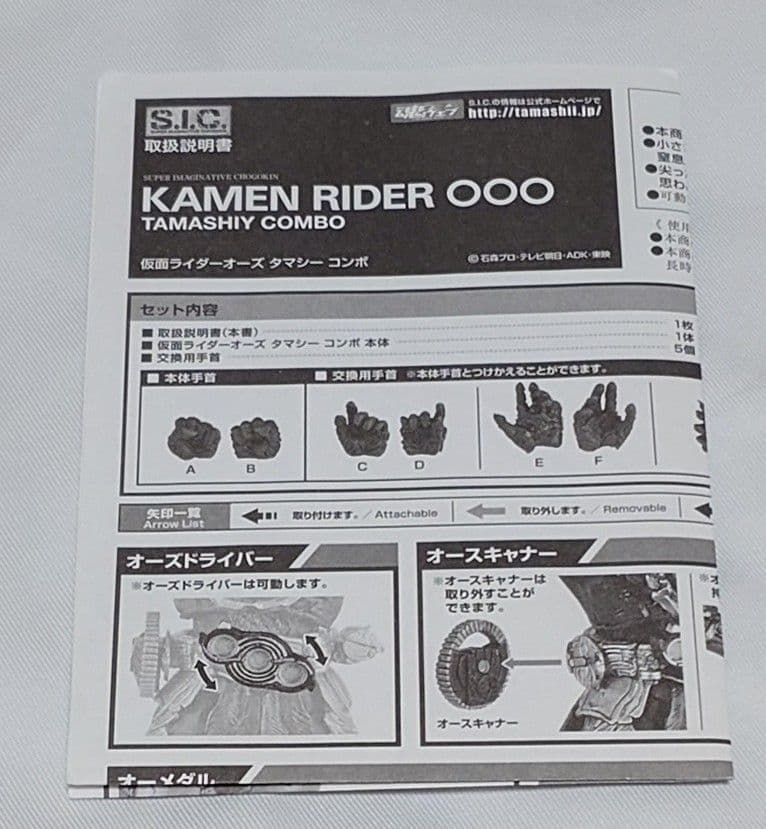 S.I.C 仮面ライダーオーズ　タマシーコンボ