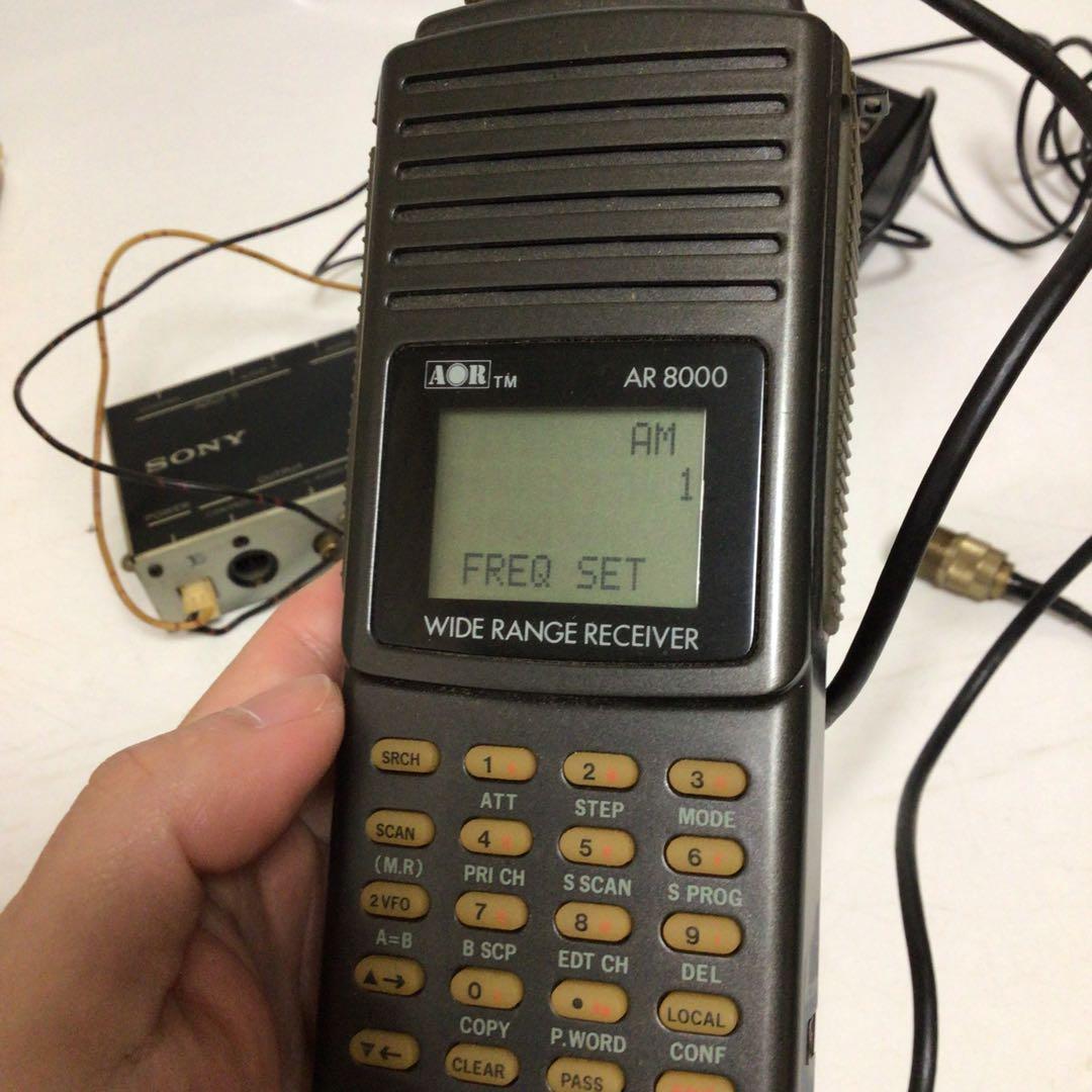 名機　最終06シリアル SONY AOR AR8000 XA-C30 受信機