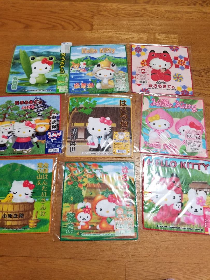 ハローキティ　福島限定　地域限定　地方限定　　プチタオル　30枚セット