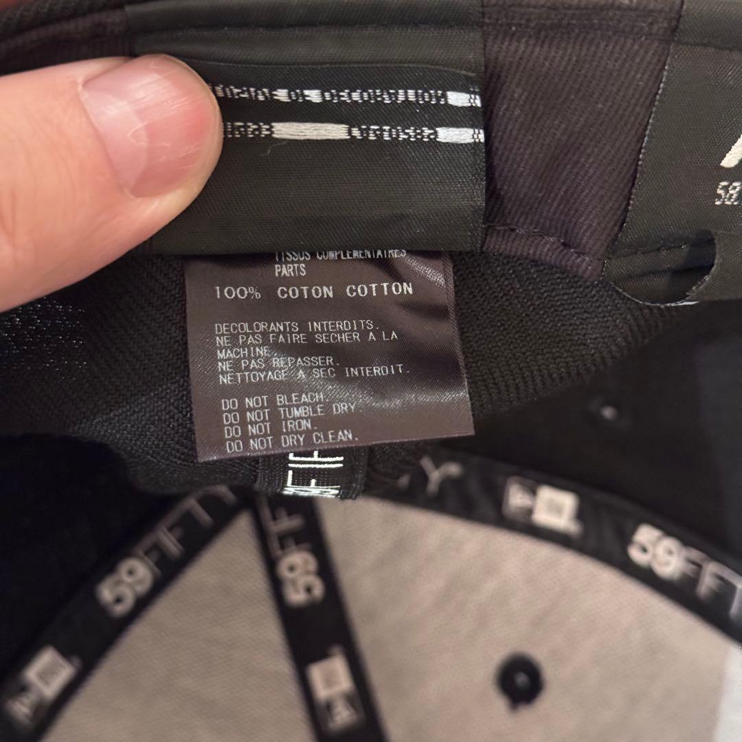 新品　ニューエラ　59fifty ヨウジヤマモト　ズームアップ　7 3/8