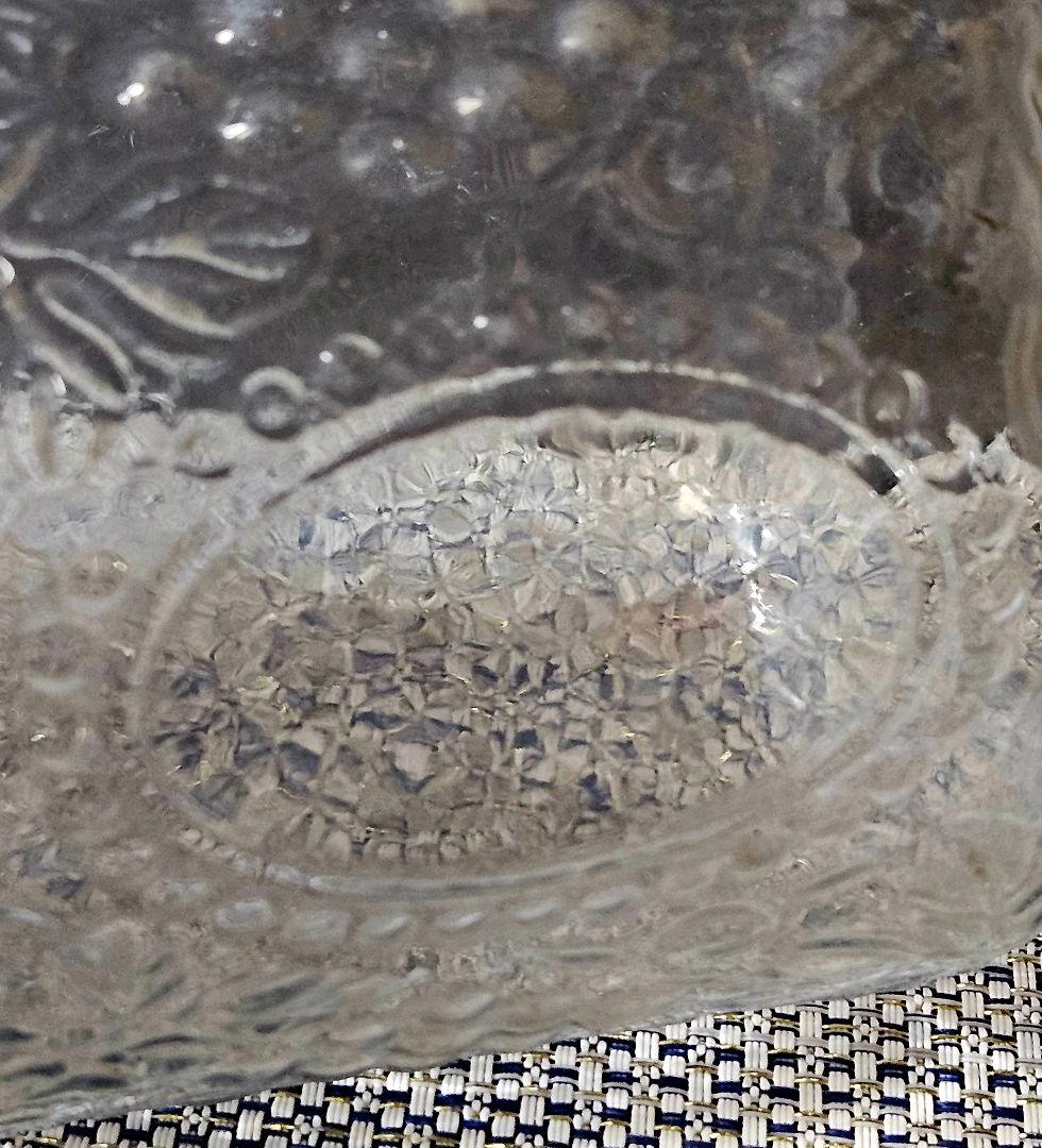 大正～昭和初期　大阪 島田硝子製 蓋付 ガラス瓶　飴屋瓶　砂糖瓶　キャンディ入れ