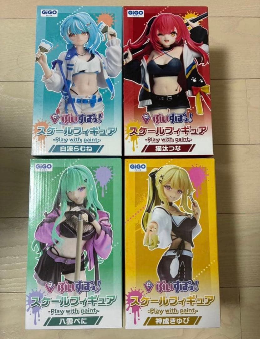 【GiGO限定】ぶいすぽっ！ スケールフィギュア 4点セット