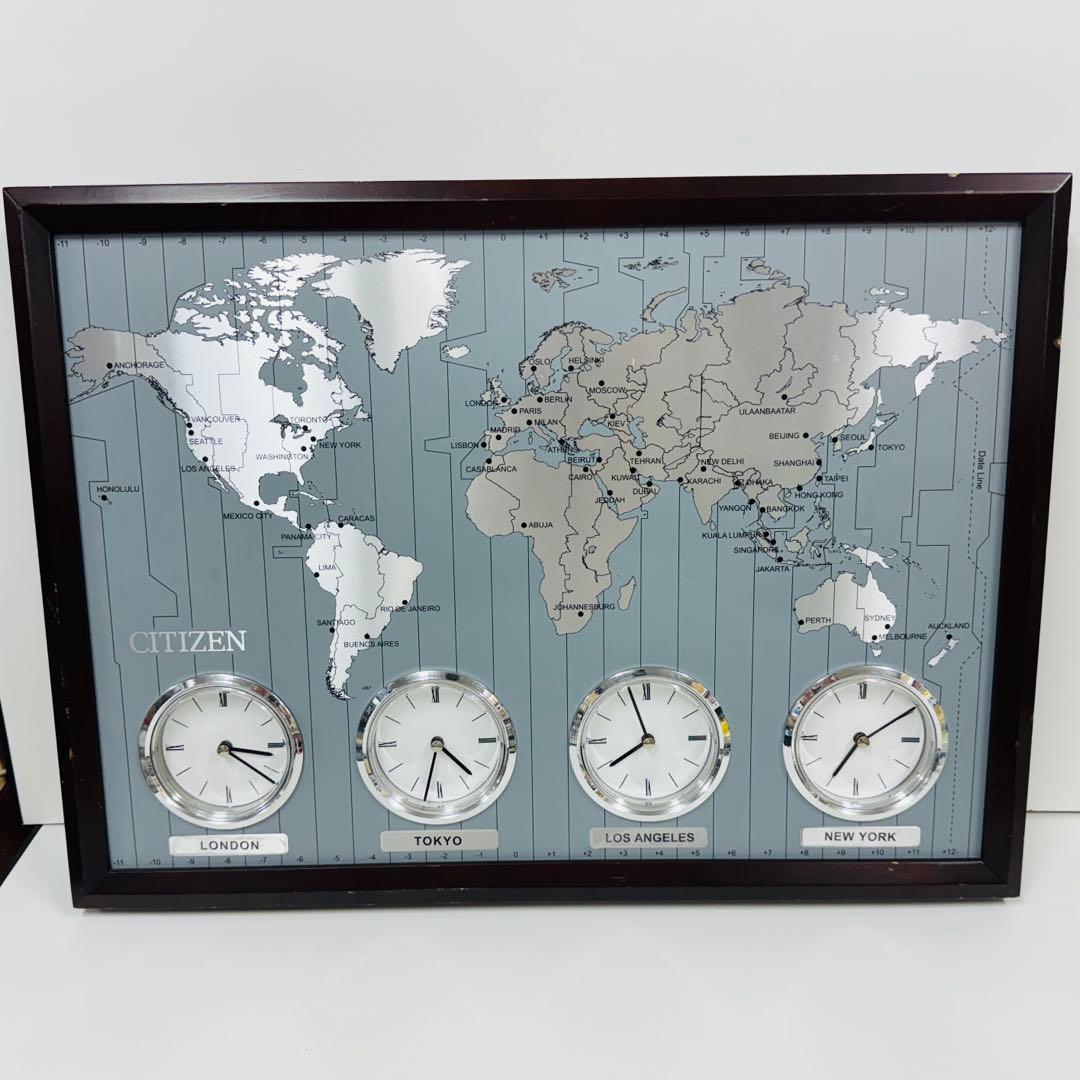 希少 CITIZEN world time シチズン ワールドタイム 掛時計