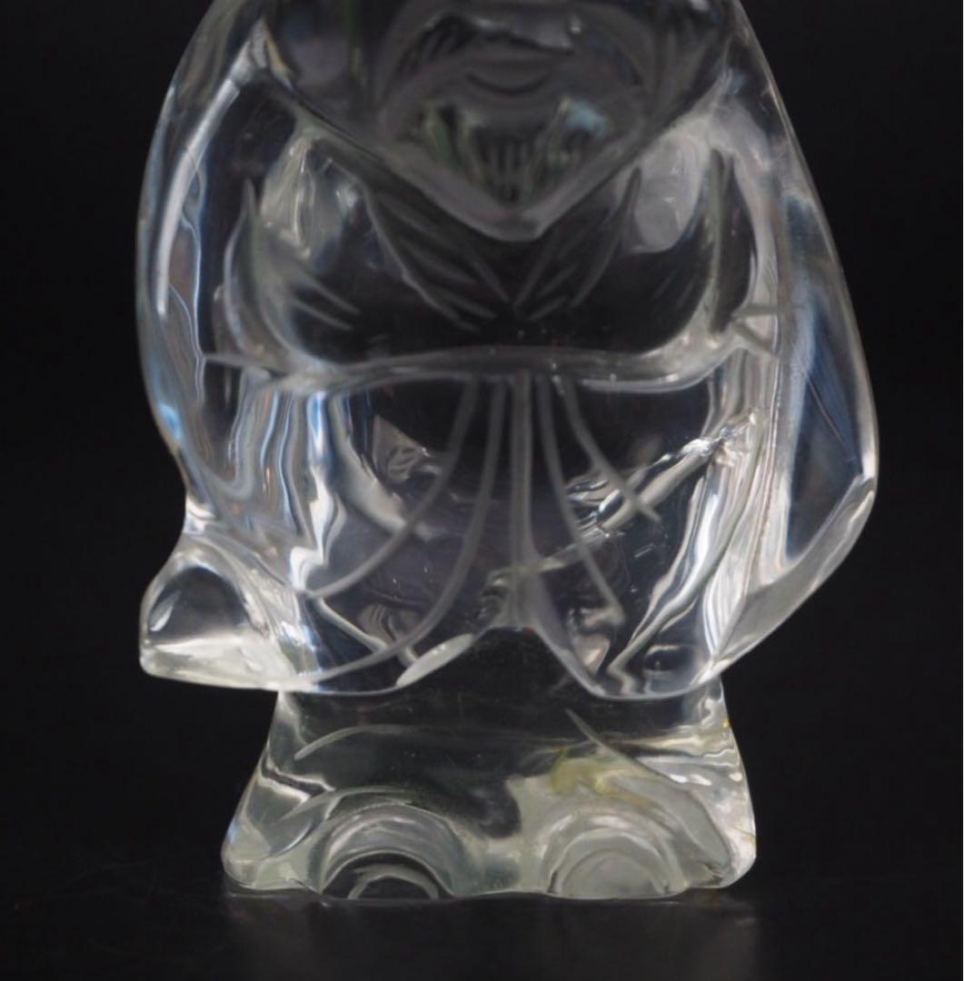 送料無料　透明感よい天然水晶　寿老人　高　7.5ｃｍ　重96ｇ　本物保証