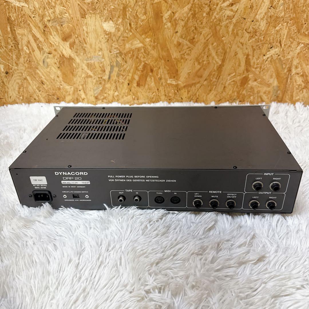 激レア！DYNACORD DRP20 ビンテージリバーブ reverb