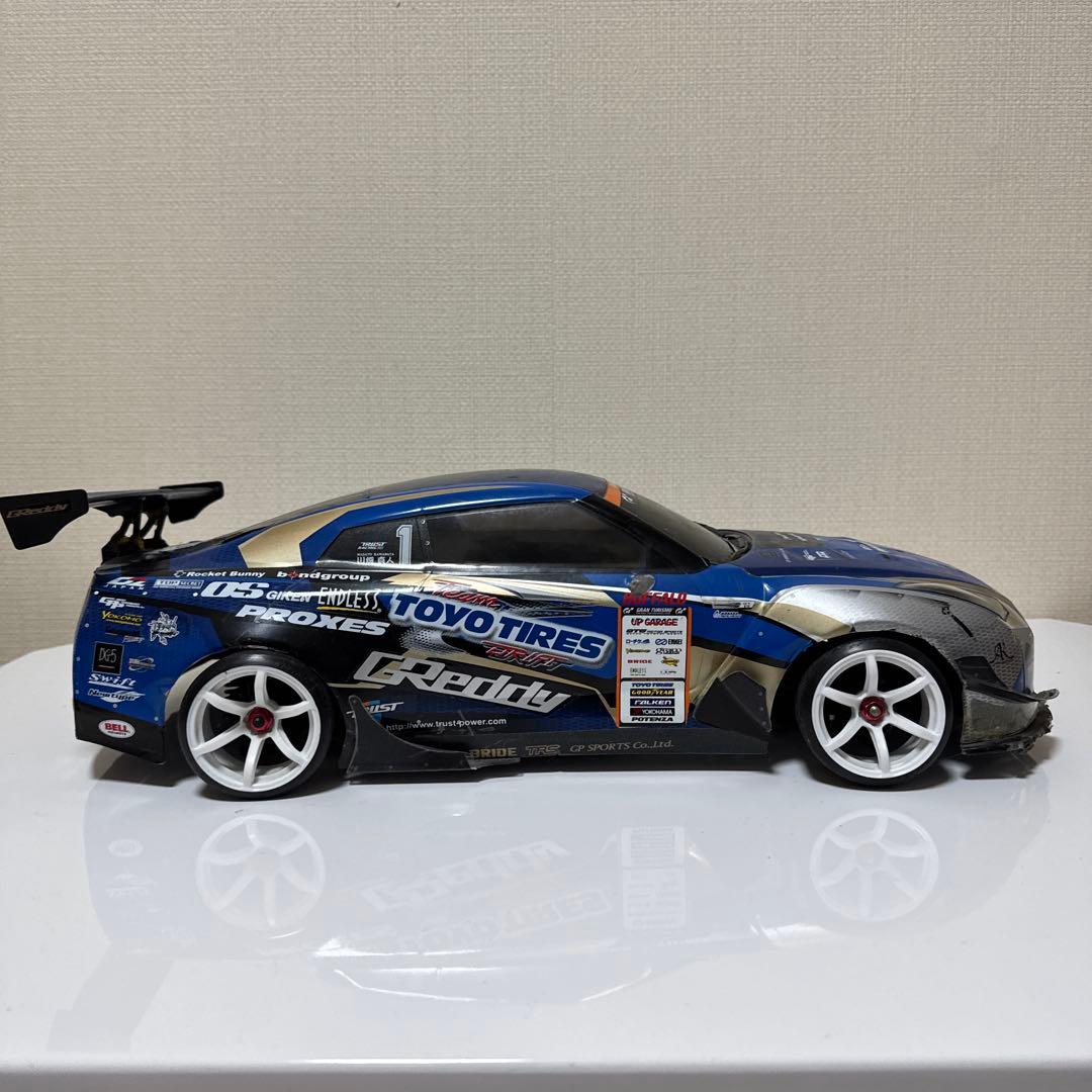 ヨコモYD2 シャーシ　D1GP 川畑真人使用35GTRボディ　ジャイロ付き