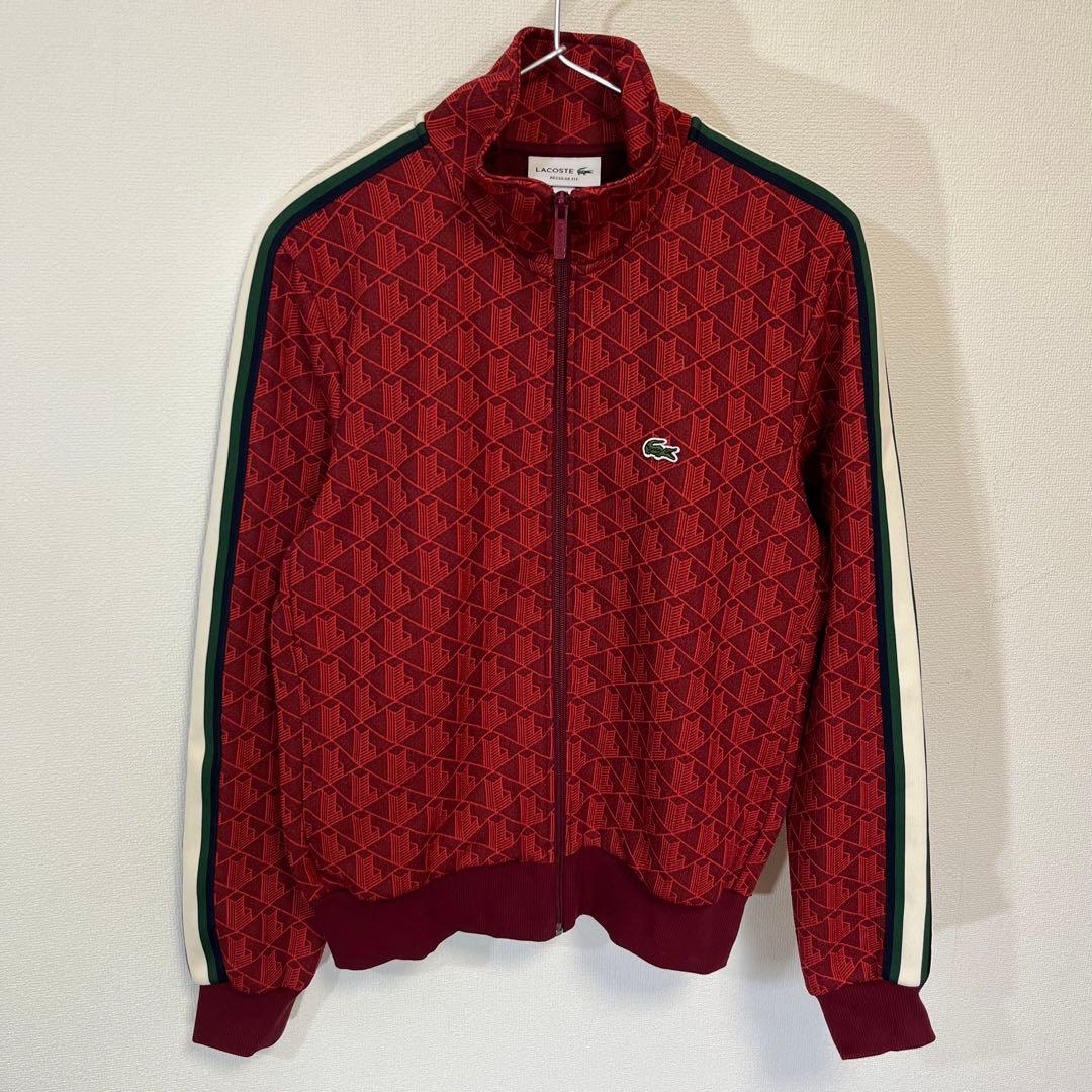 ラコステ LACOSTE モノグラムジャカードトラックジャケット
