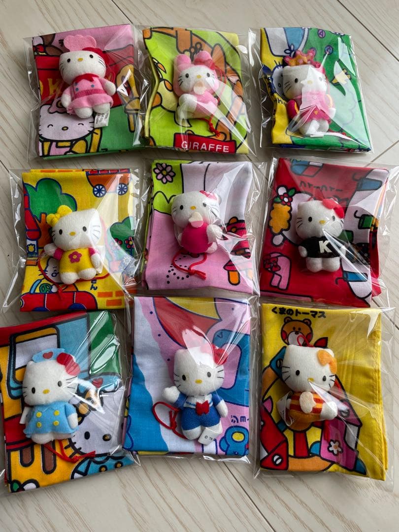 ハローキティ タオルとぬいぐるみセット 9点