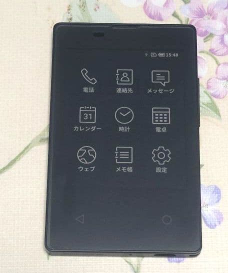 【基本動作確認済】 docomo カードケータイ KY-01L 手帳型ケース付