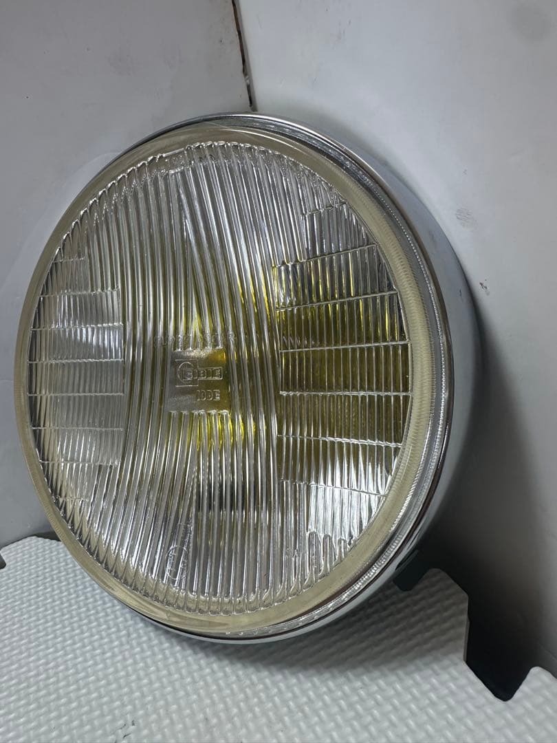 新品当時物シビエスーパーオスカー180πシビエ凹レンズ付ヘッドライト/マーシャル