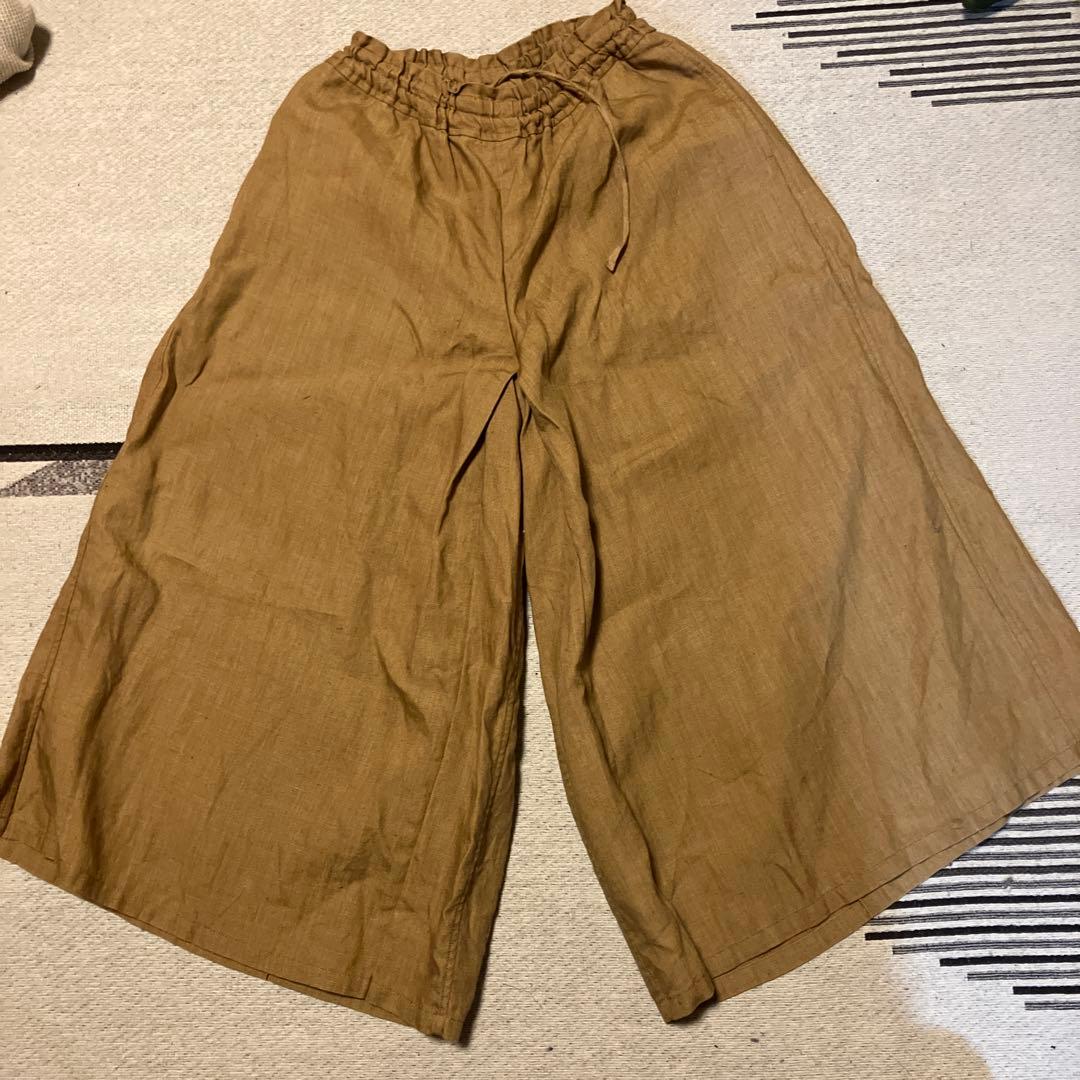 ヴラスヴラム　コルトレイクリネンハカマパンツ