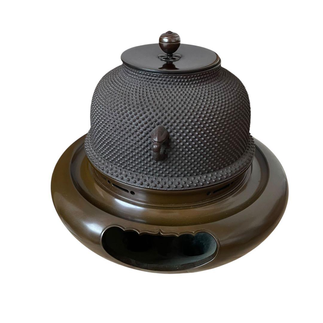 【大特価‼︎】般若勘渓作　茶道具　唐銅朝鮮風炉　新品未使用