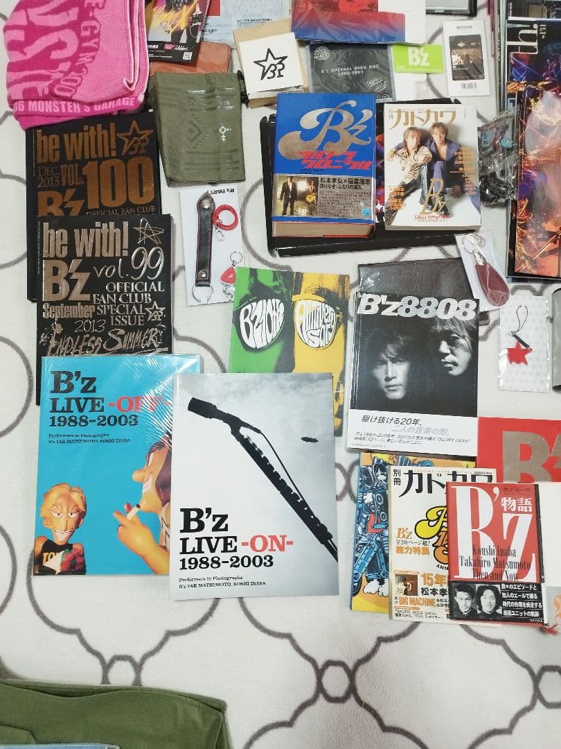 B'z ファンクラブ会報・ライブグッズセット