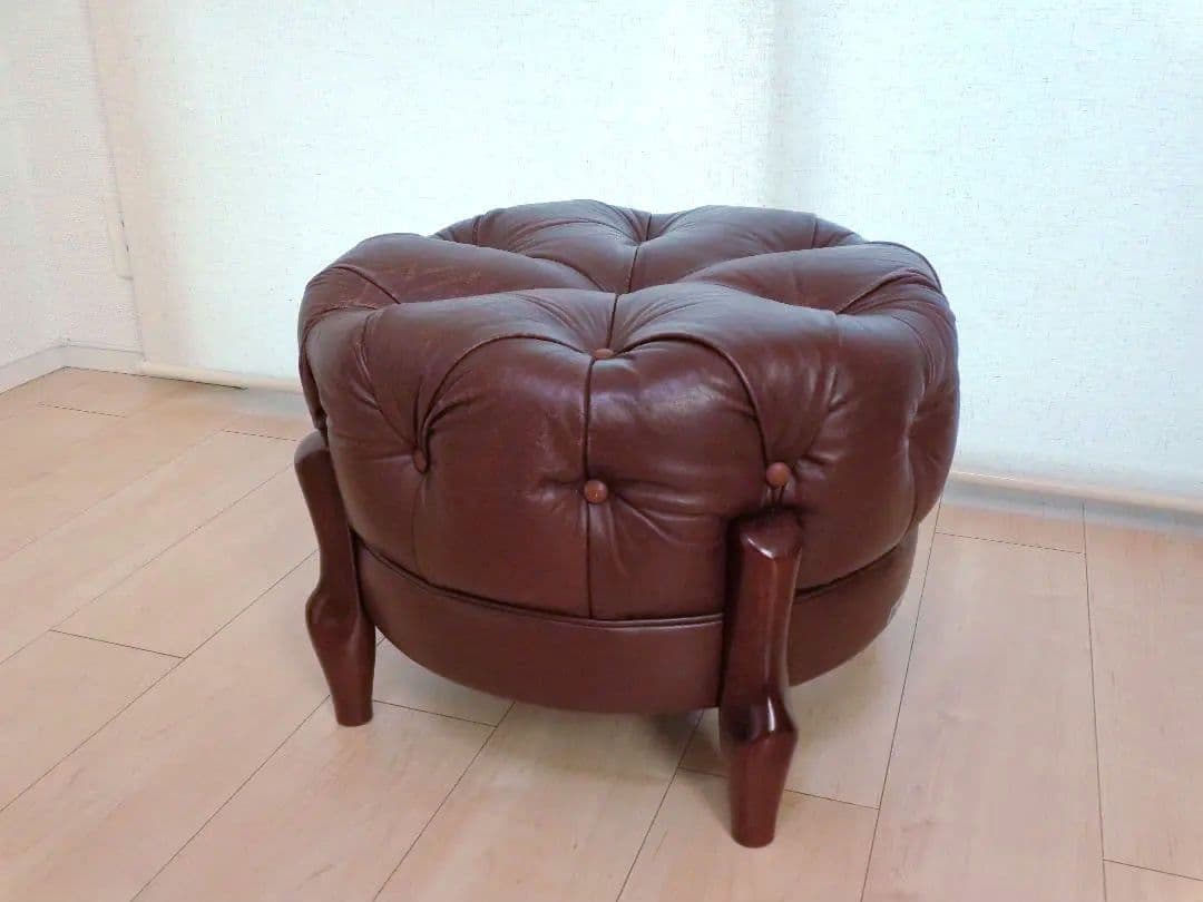 maruni マルニ ベルサイユ 本革 スツール オットマン チェア