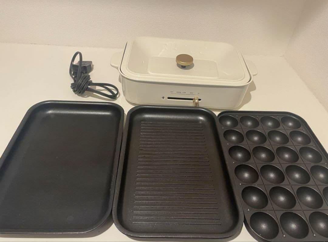 BRUNO ホットプレート　鍋　たこ焼き機　プレート　グリル