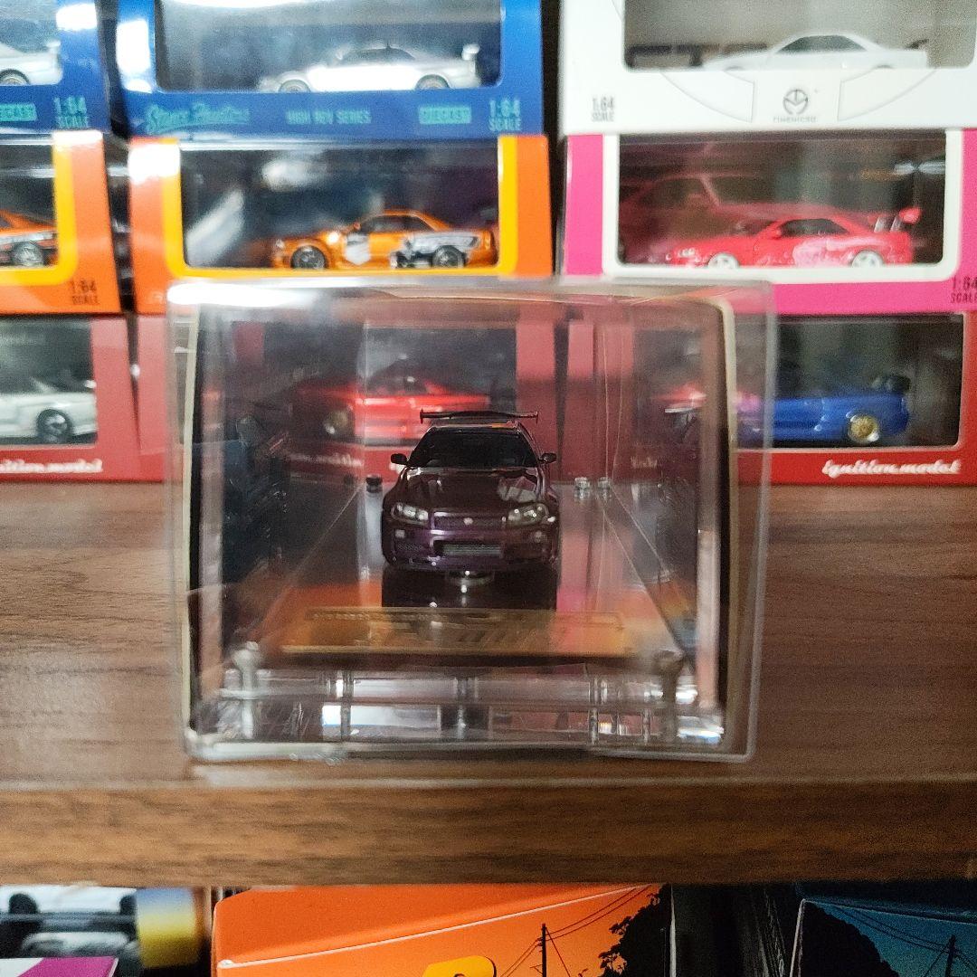イグニッションモデル　日産　スカイライン　GT-R ミニカー　紫　IG2720