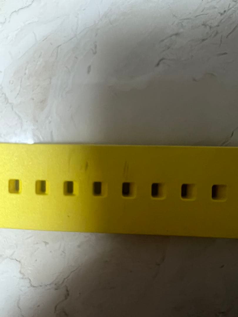 Louis Vuitton イエローモノグラムラバーベルト　メンズ　ワンタッチ