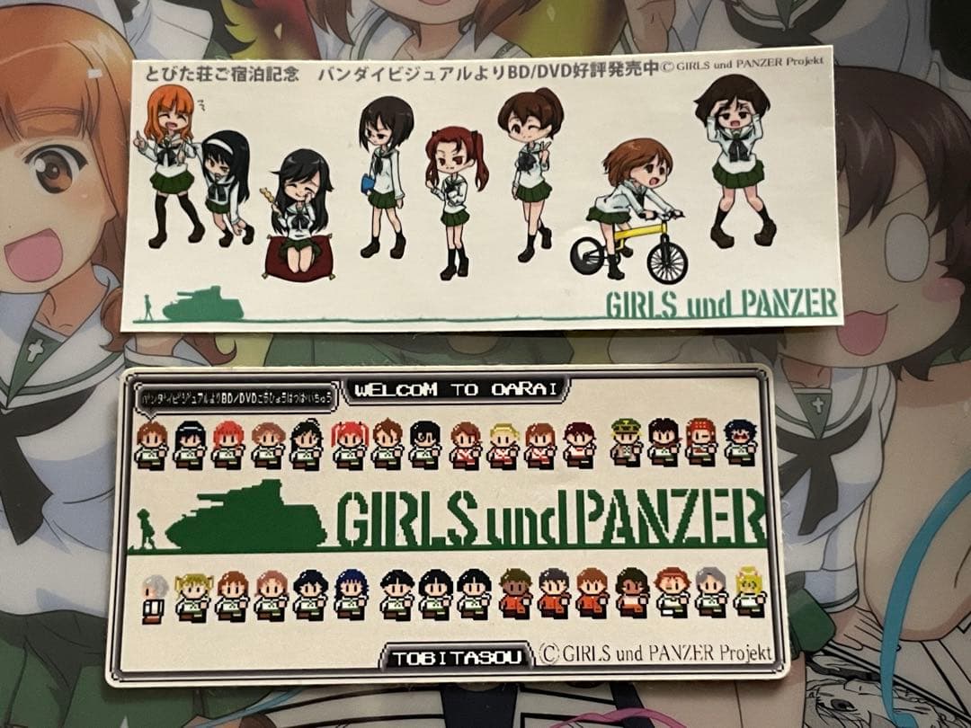 ガルパン ガールズ&パンツァー 缶バッジ シール クリアファイル ポストカード