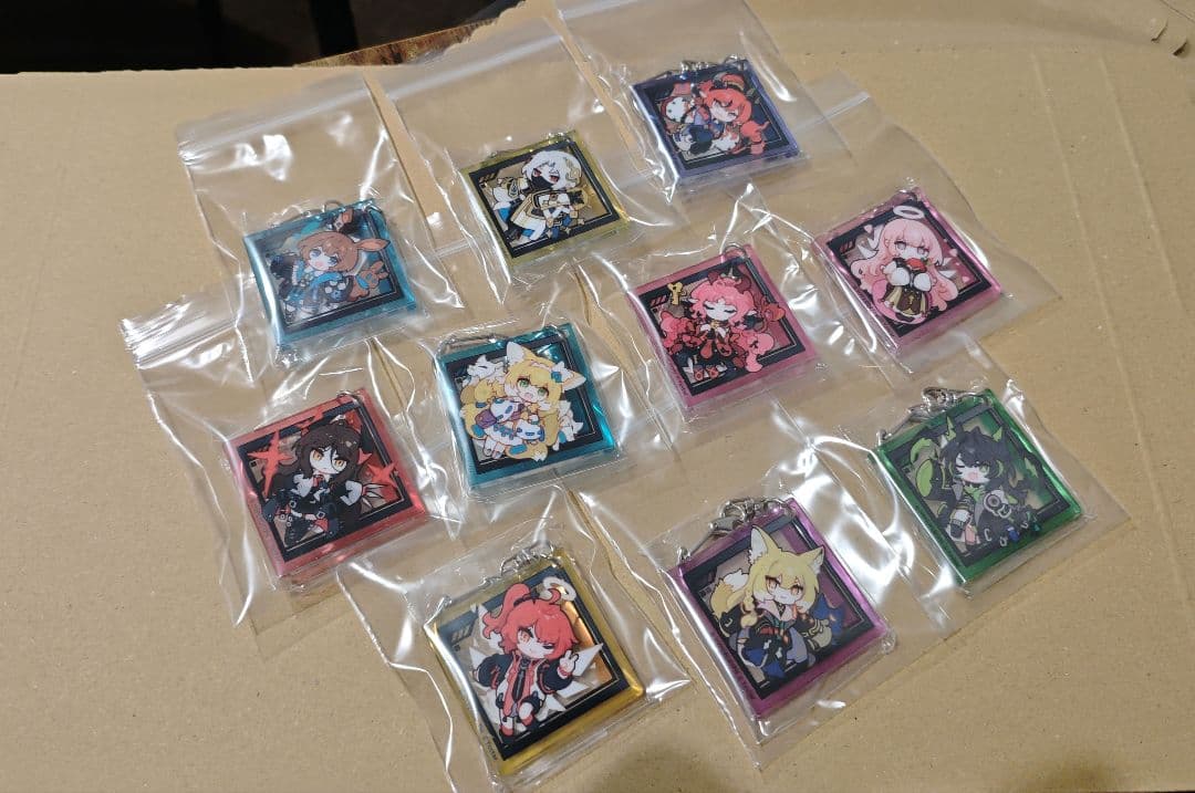 アークナイツ 会場限定ガチャ　アクリルキーホルダー　フルセット10点