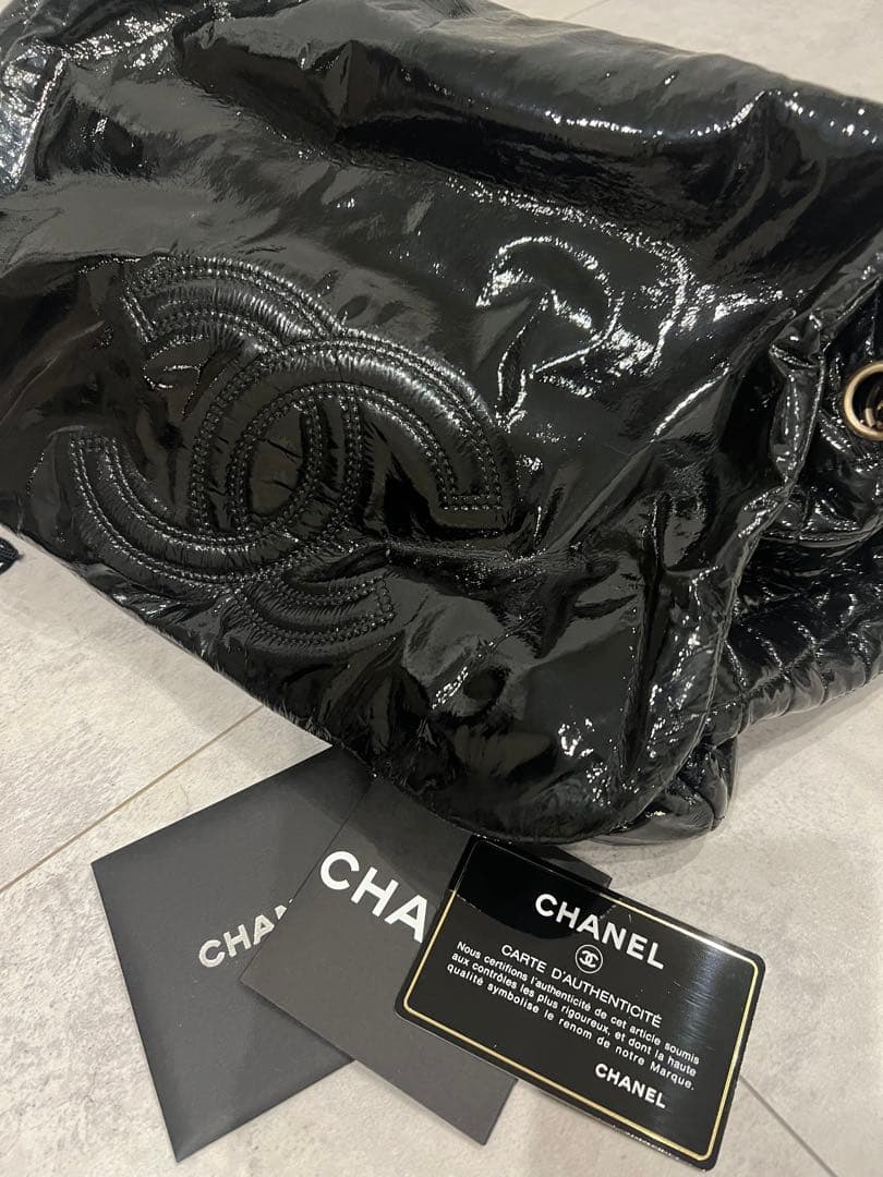 【美品】CHANEL シャネル　ブラック ハンドバッグ